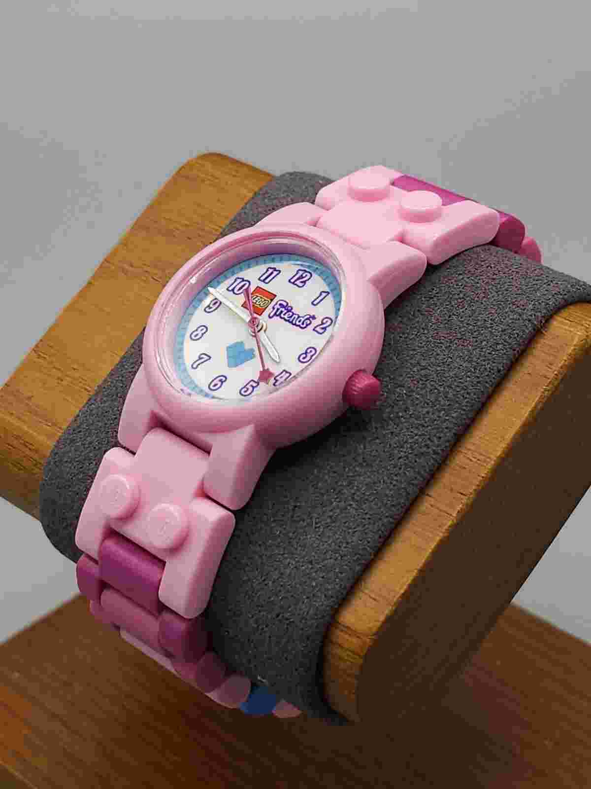 LEGO Friends Pink Stephanie Plastic Children's Multi-Color 27mm Watch Untested