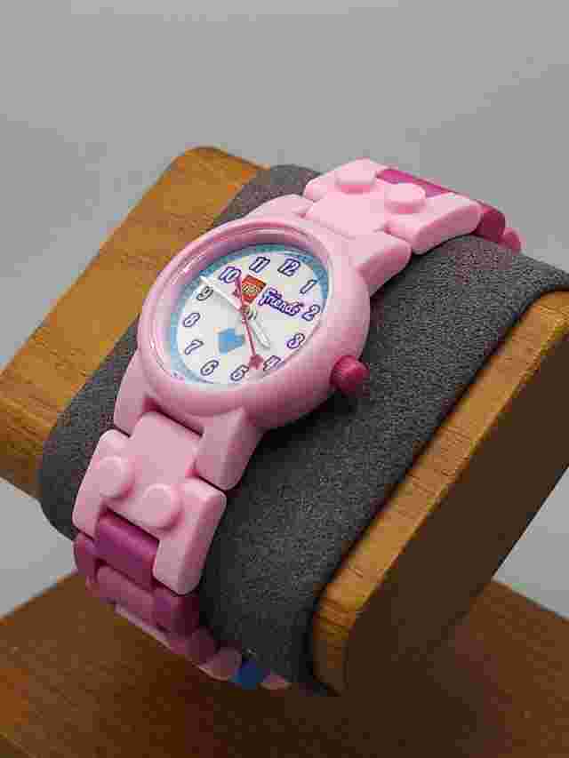 LEGO Friends Pink Stephanie Plastic Children's Multi-Color 27mm Watch Untested