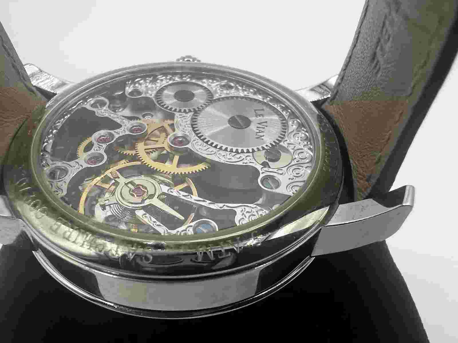 LeVian Men’s ZAG 142 Stainless Steel Watch With Paperwork