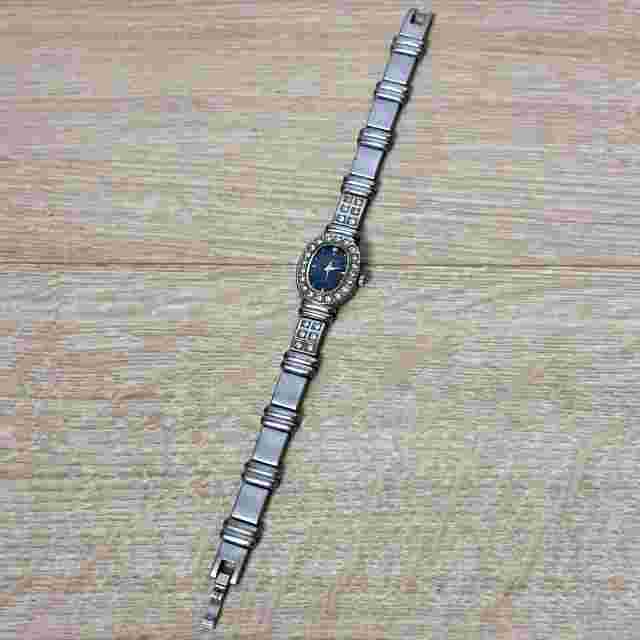 Gino Milano Ladies Black Dial Stainless Steel Quartz Watch - Needs Battery