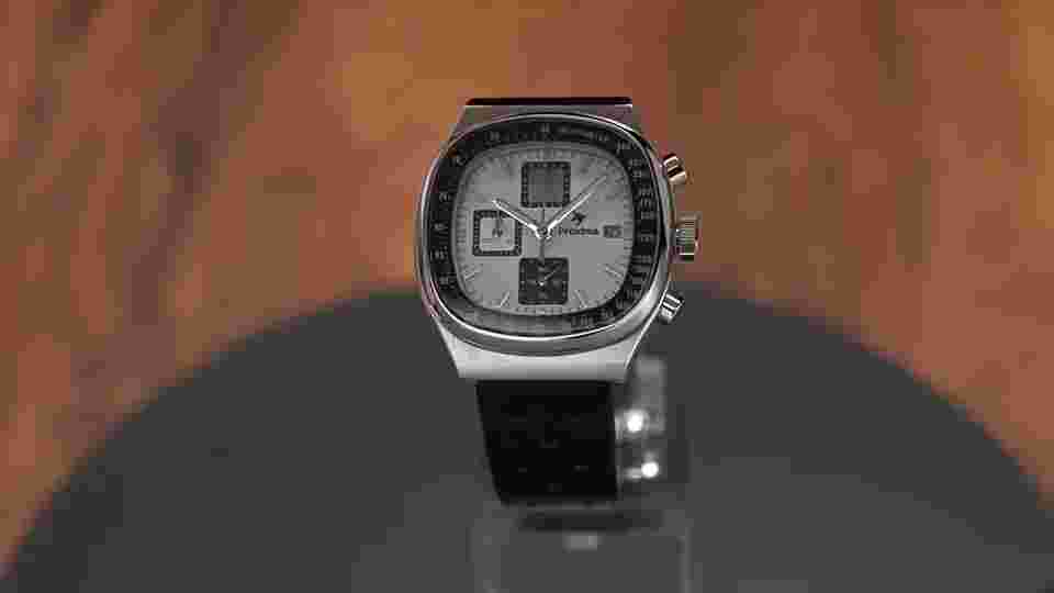 Proxima Men Chronograph Watch 39mm Square Quartz Wristwatch 10ATM BGW-9 Luminous