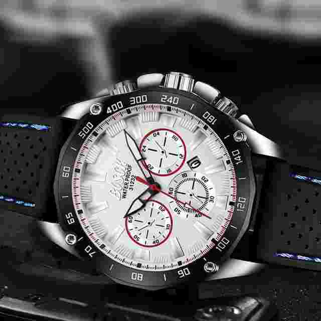 Luxury Men Watch Gents Sports Quartz Watches Waterproof Date Wristwatch