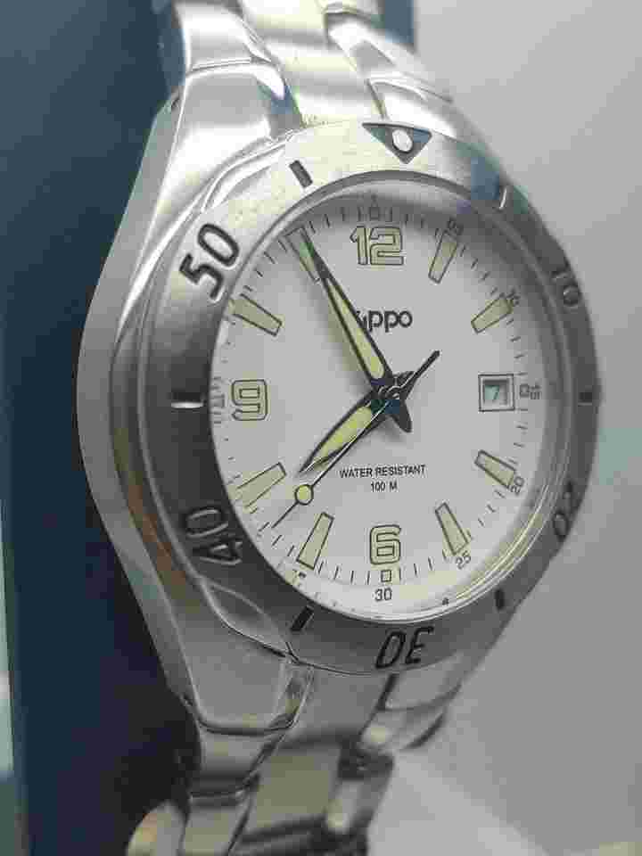 Near MINT CONDITION Zippo IWZ-1  U.S. TRADITIONAL  100M  Men Wrist Watch RARE