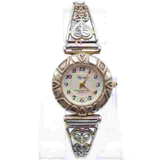 Vintage Wrangler Watch Womens Silver Tone Stainless Steel Classic White Dial