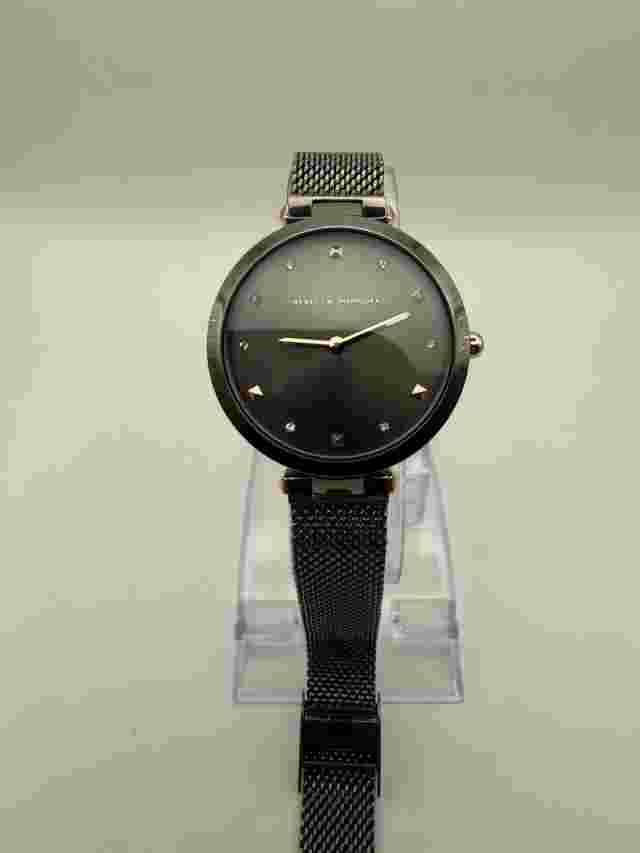 Rebecca Minkoff Women’s New Watch Metal Gray Beautiful (New Battery) Mesh Band