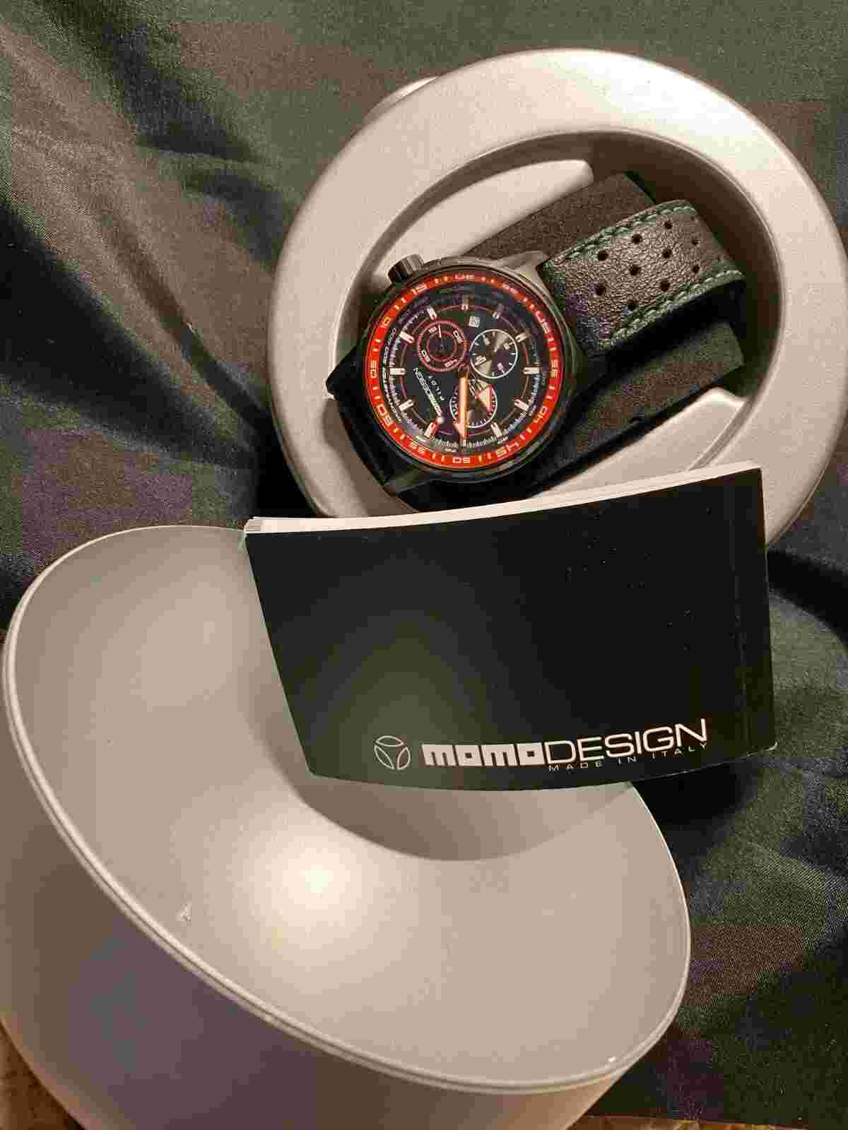 Momo Design “Pilot Pro" men's chrononograph watch, brand-new