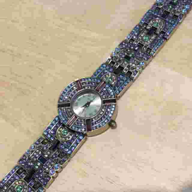 Heudi Daus Multicolored Stone Watch