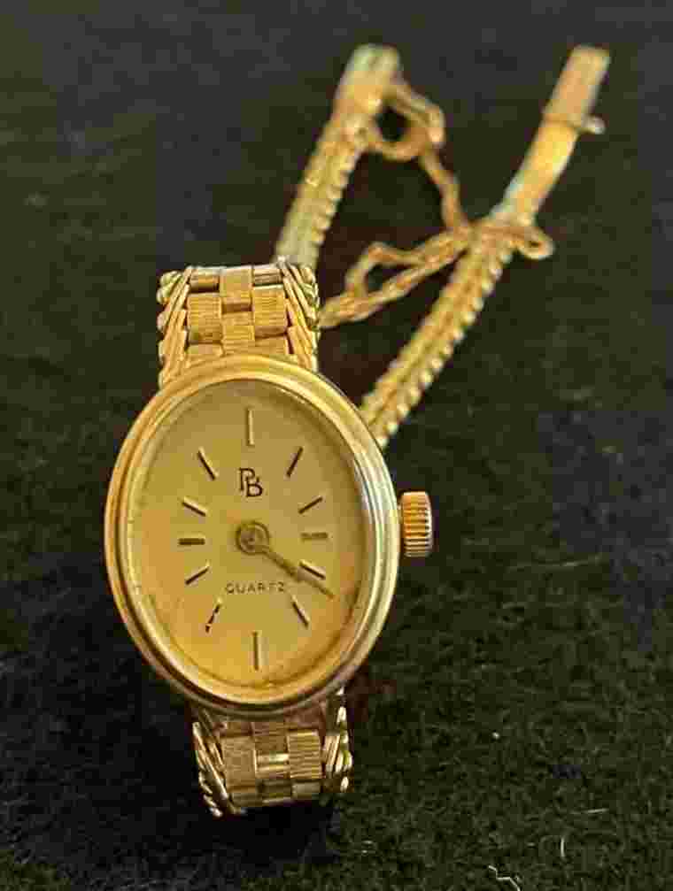 Paul Breguette 14K Gold Ladies Wristwatch