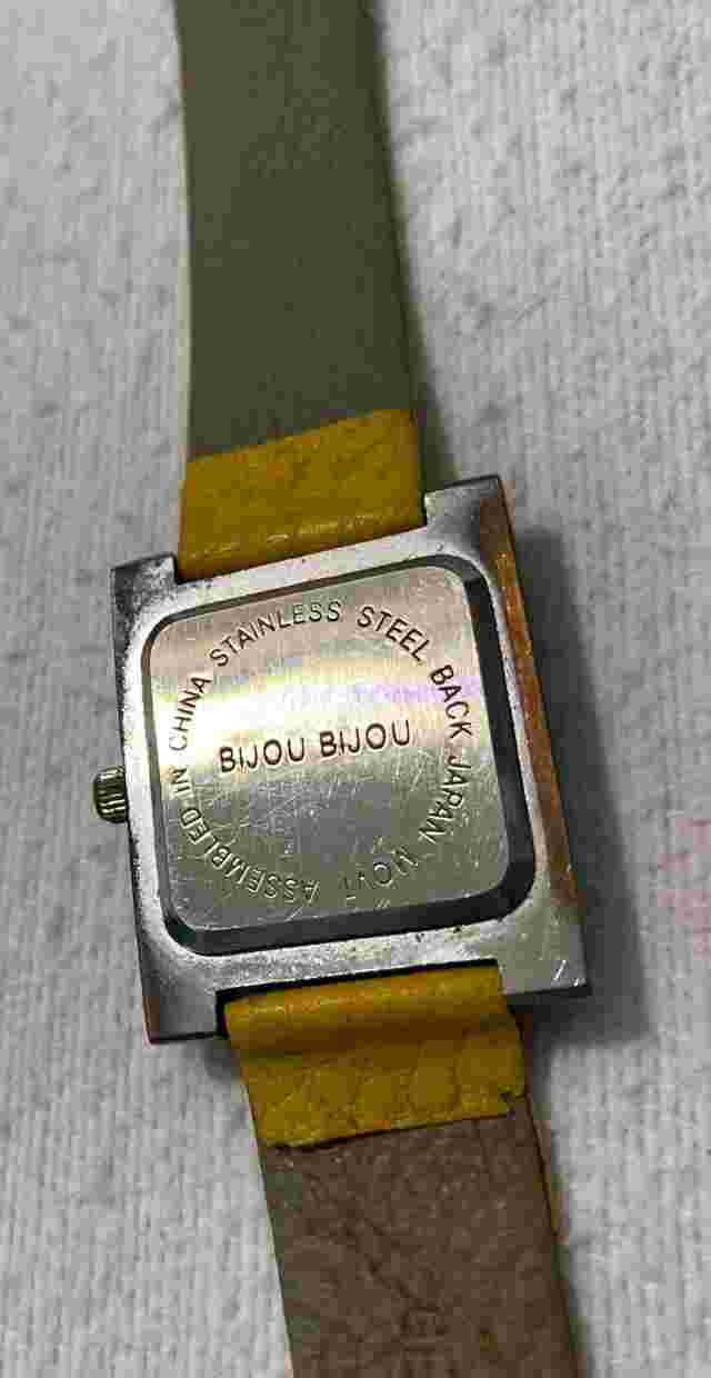 Vtg Bijou Quartz Ladies Watch Retro Design New Battery Works