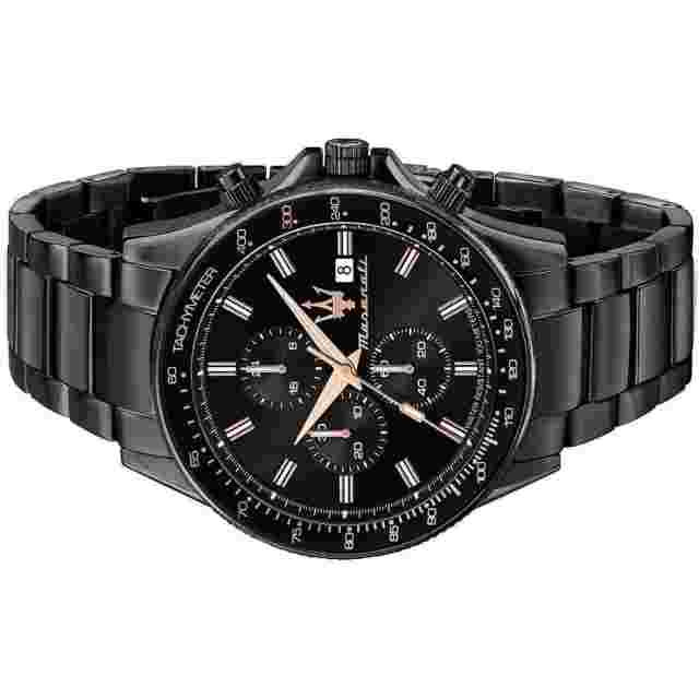 Maserati Sfida R8873640011 Black Stainless Steel Men's Watch