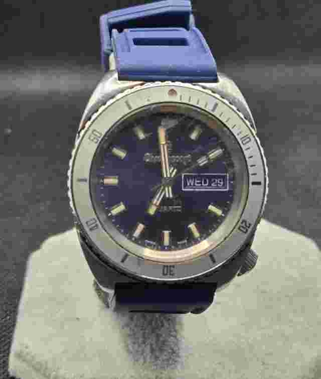 Vintage 1980's Chronosport Atlantis – Rare Sea Quartz Watch–  555.112 Movement