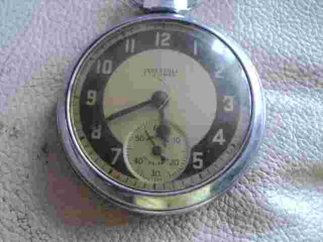 Vintage Iingersoll Ltd London Triumph pocket Watch Made in Gt Britain Working