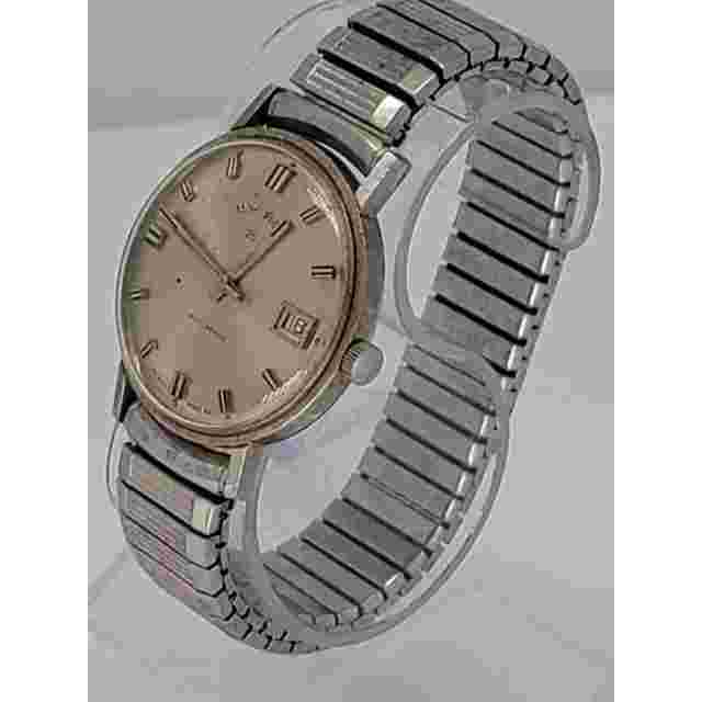 Vintage LORD-ELGIN men's automatic watch Date Swiss 1960s Engraved Amazing Watch