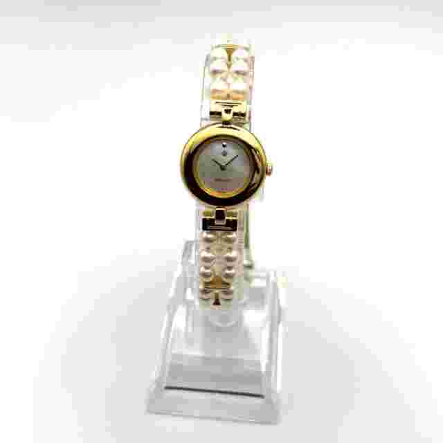 MIKIMOTO Japan Pearl Bracelet Watch Women's Quartz New Battery