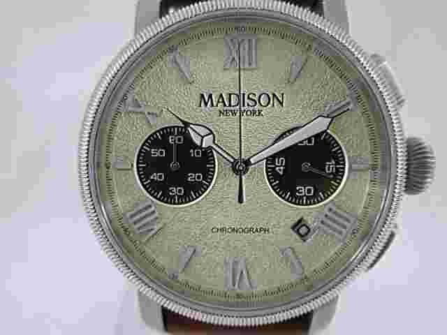 Madison MA0110094 Chronograph Watch, Vandam Model, Stylish Design