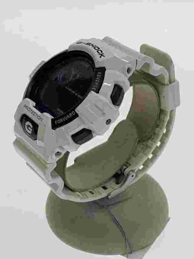 CASIO G-SHOCK Solar Digital Wristwatch White Excellent JAPAN