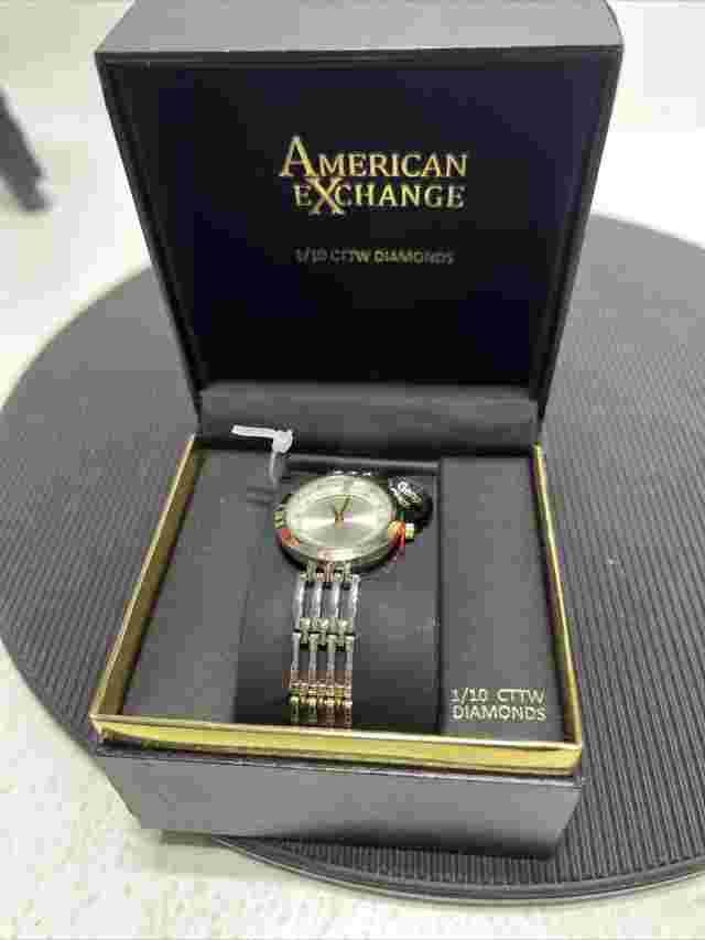 American Exchange Ladie's Genuine Diamond Collection Miracle Setting Watch