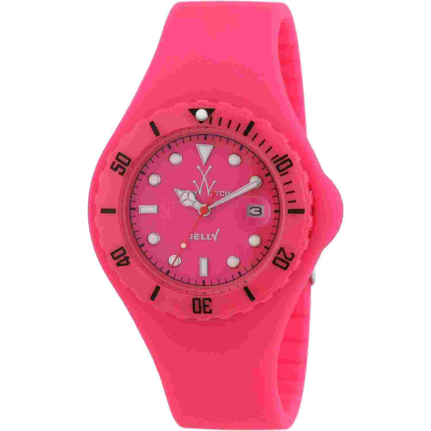Orange Dial Rubber Strap Unisex Watch JY04PS Watch Quartz Crystal