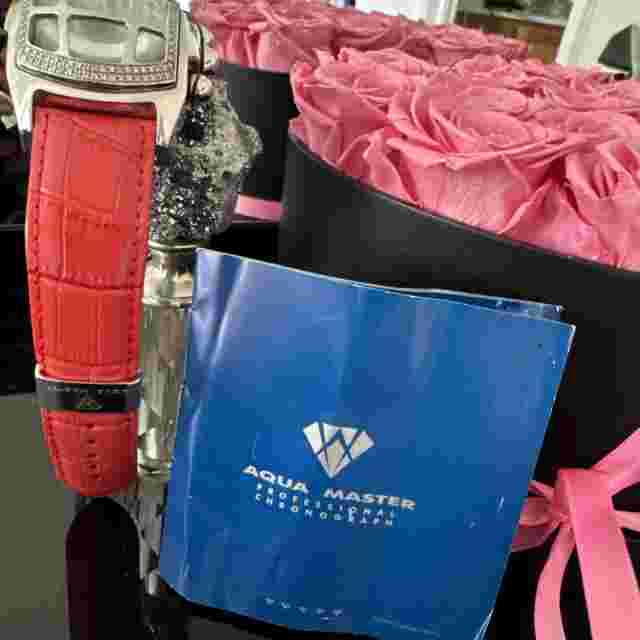 🔥Rare gorgeous AquaMaster Special Edition  "Bubble" diamond unisex watch, Japan