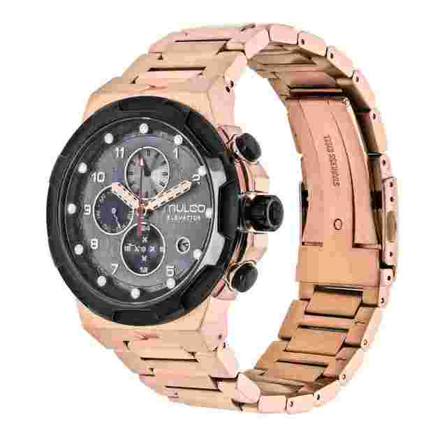Mulco Elevation Swiss Made Swiss Movement Men's Rose Gold Metal Luxury Watches