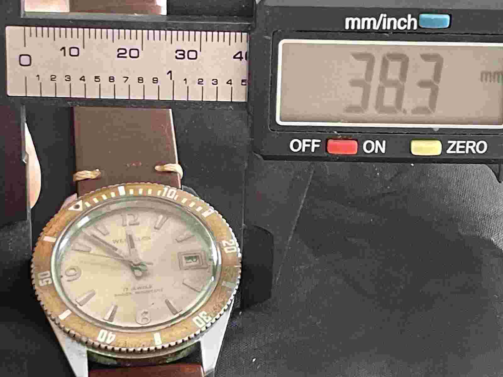 Rare Men’s 1960 WESTCLOX Divers watch Running  17 Jewel