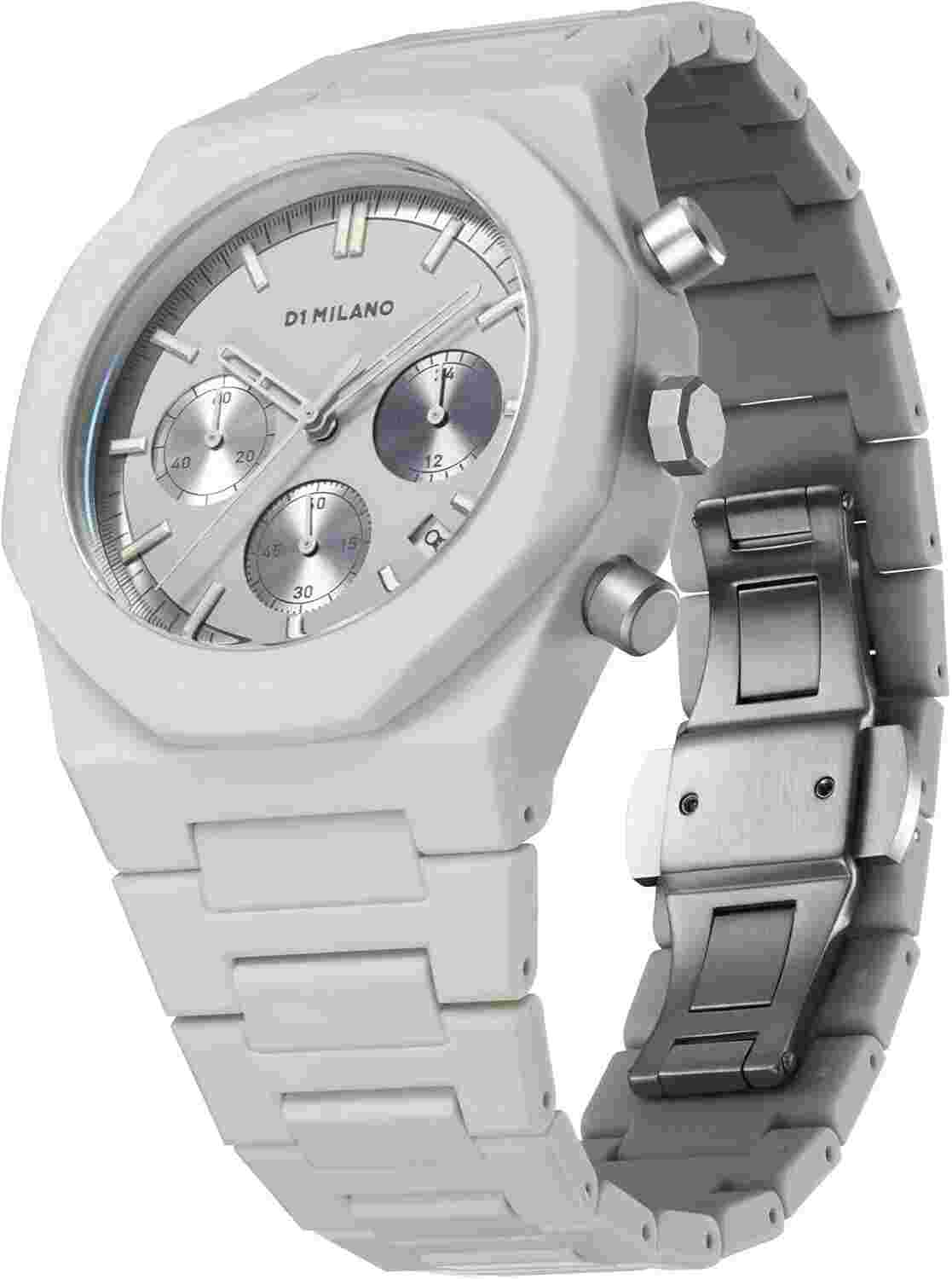 [D1 MILANO] Watch PHBJ08 Polychrono Fossil Gray 40.5mm
