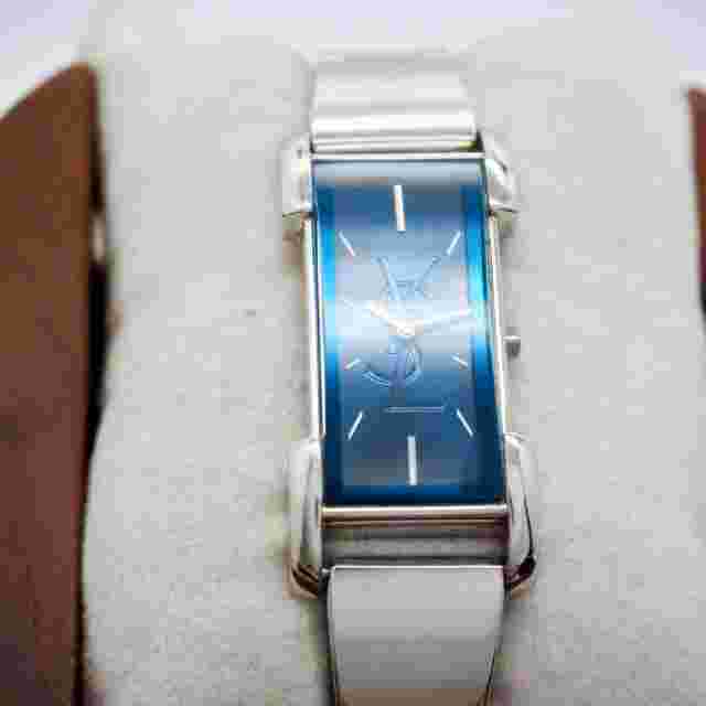 Saint Laurent Watch Wristwatch YSL Cassandra Navy Silver Women's Authentic