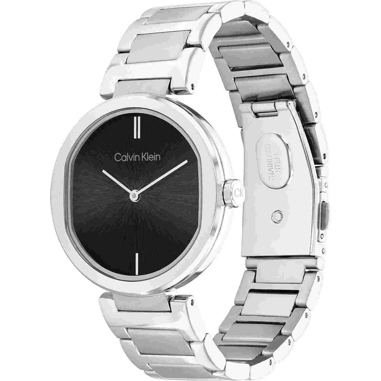 Womens Wristwatch CK CALVIN KLEIN TIMELESS 25200249 Stainless Steel Black