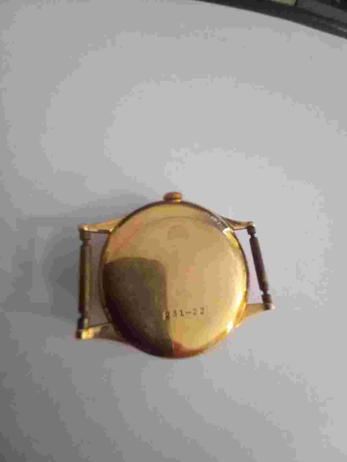Charles Nicolet 18 k gold watch Vintage probably from 1940's or 50's