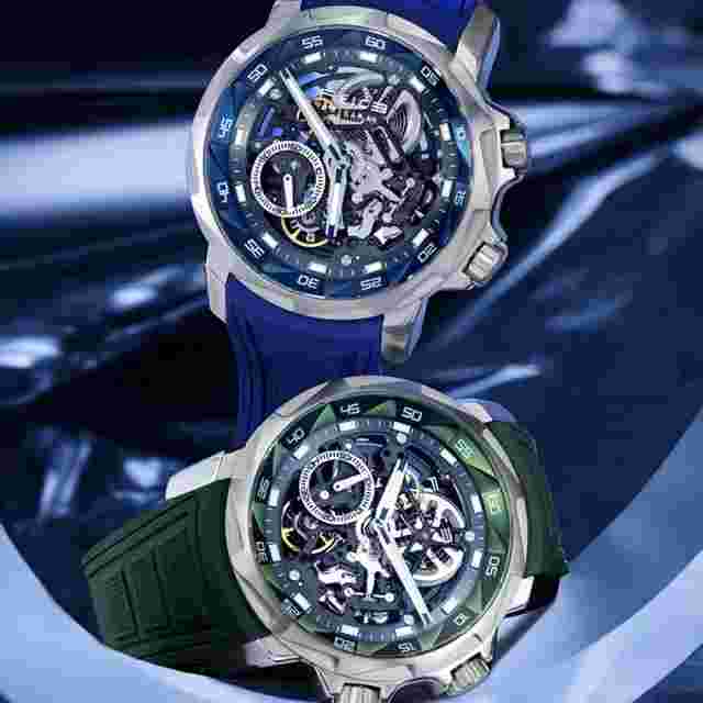 Men's Automatic Mechanical Watches Sapphire Crystal Skeleton Waterproof Luminous
