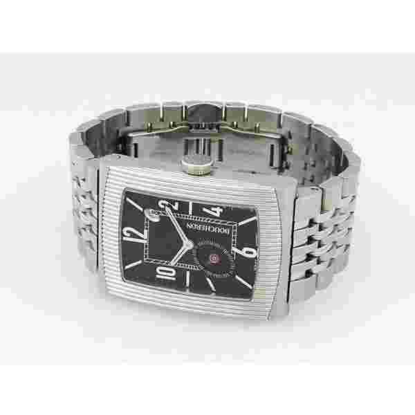 Boucheron Reflation XL WA009214 Black Dial Stainless Automatic Mens Watch U0620
