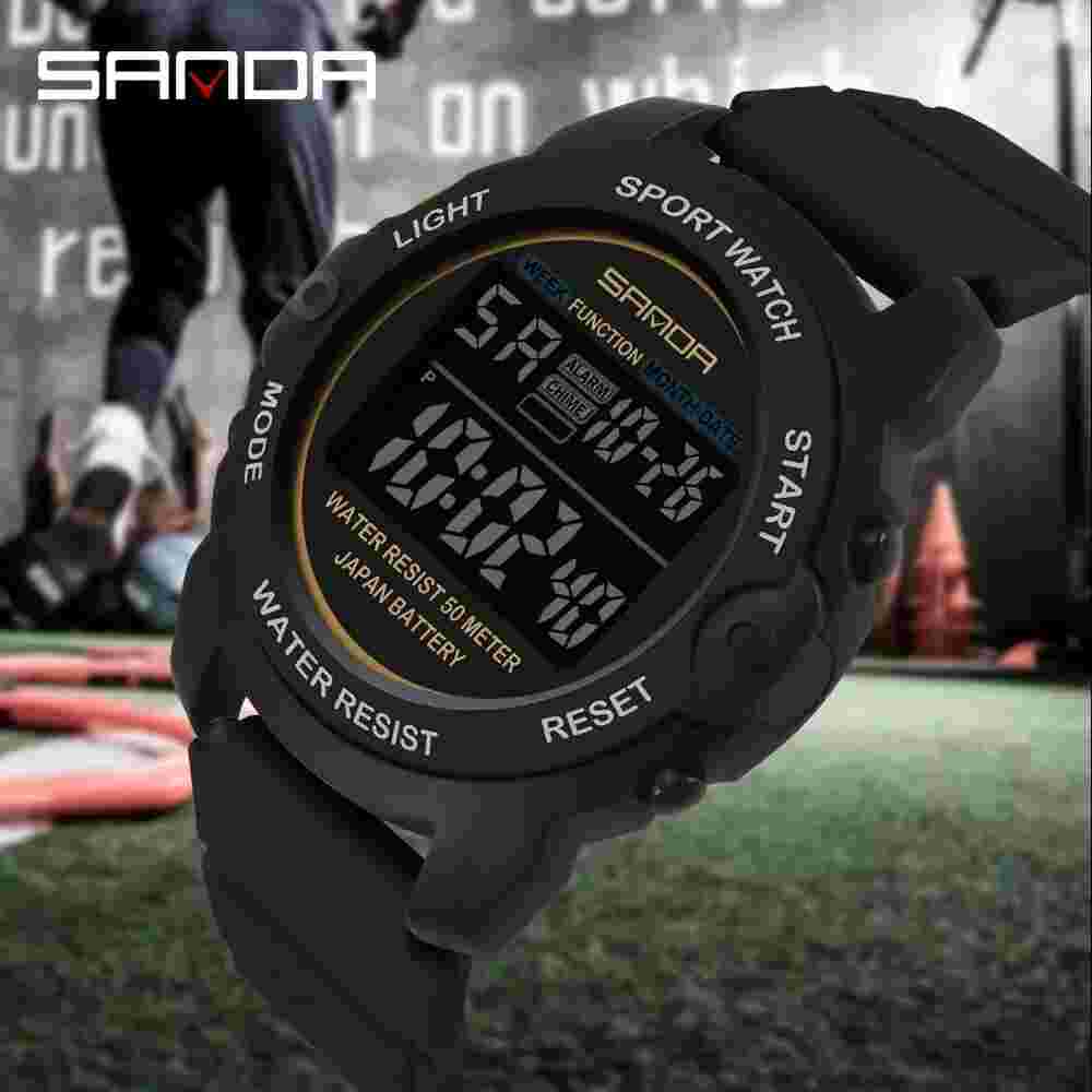 Sanda Men'S Watch Silicone Strap Watch Creative Simple Girls Watch White Quartz