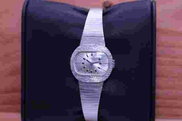 PONTIAC LADIES SWISS MECHANICAL WRIST WATCH MID CENTURY MODERN RUNS (A1)