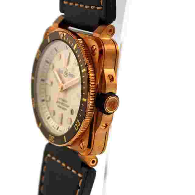 BELL & ROSS BR0392-D-WH-BR-SCA Diver White Bronze Limited #KN440
