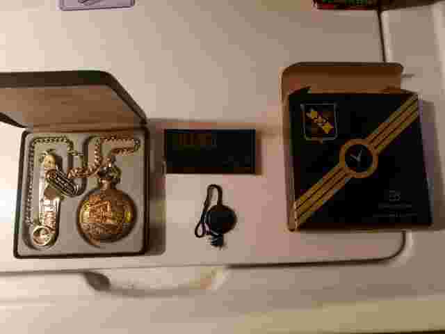 Belair Swiss Pocket Watch & Knife W/ Papers ( Brand New ) ( Authentic ) Set 🔥🔥