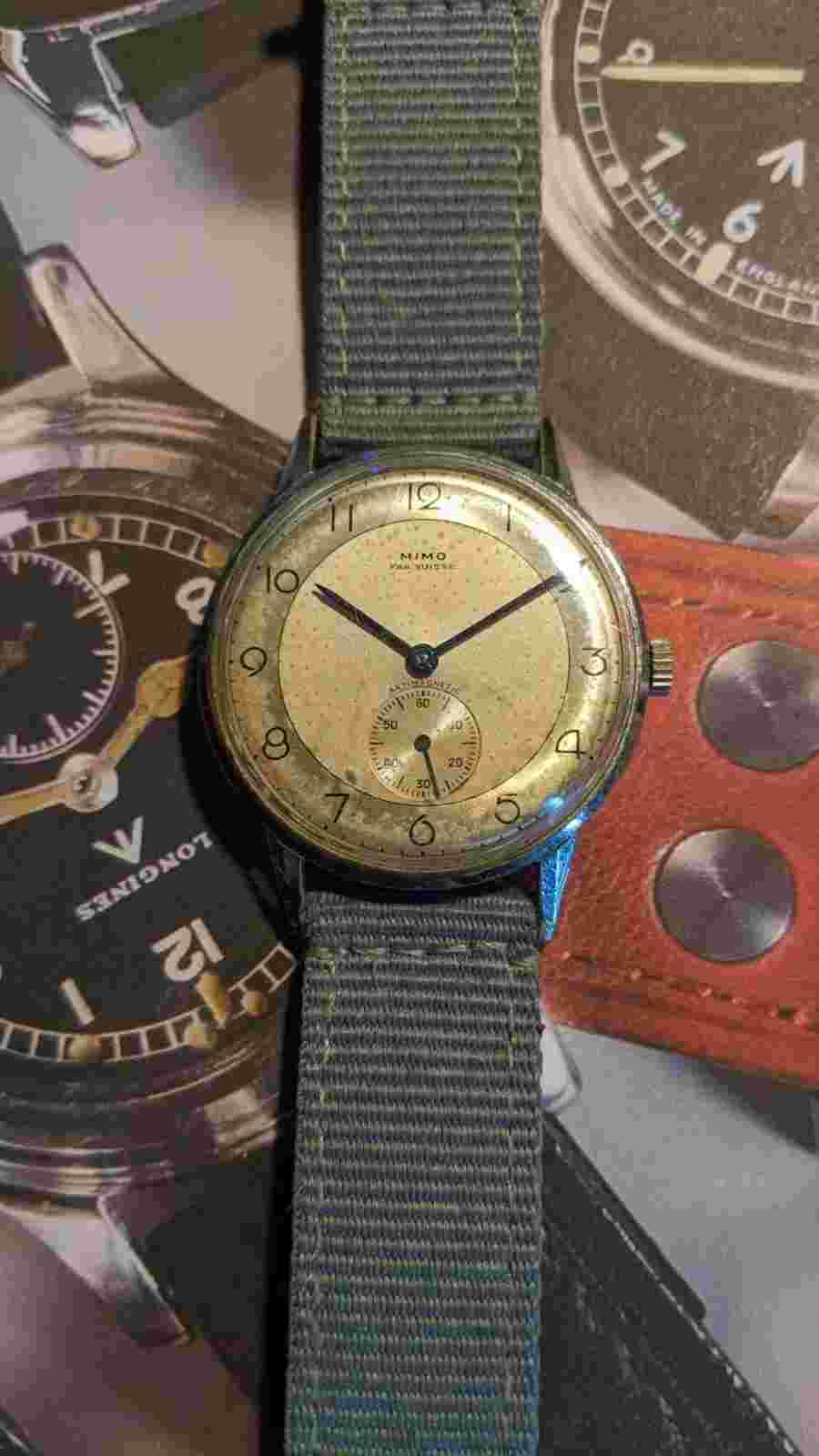 MIMO Vintage Watch Girard Perregaux Swiss Rare