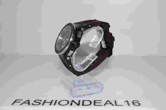 Brand New Orefici REGATA Black SS & Brown Rubber Chron ORM1C4805 MSRP $795 Watch