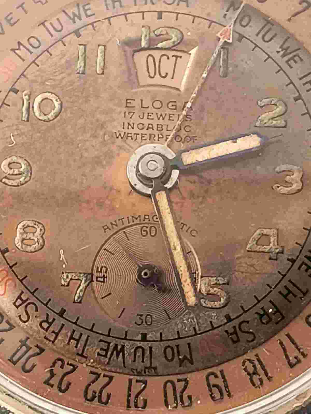 Eloga Triple Date Vintage Watch