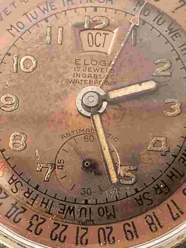 Eloga Triple Date Vintage Watch