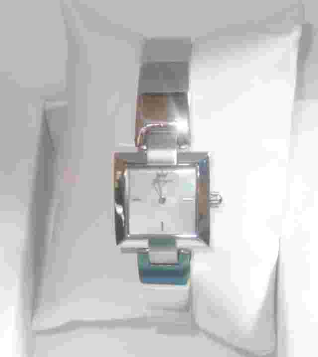 Yonger and Bresson Square MOP Dial Stainless Steel Watch DMC 1479/02 new