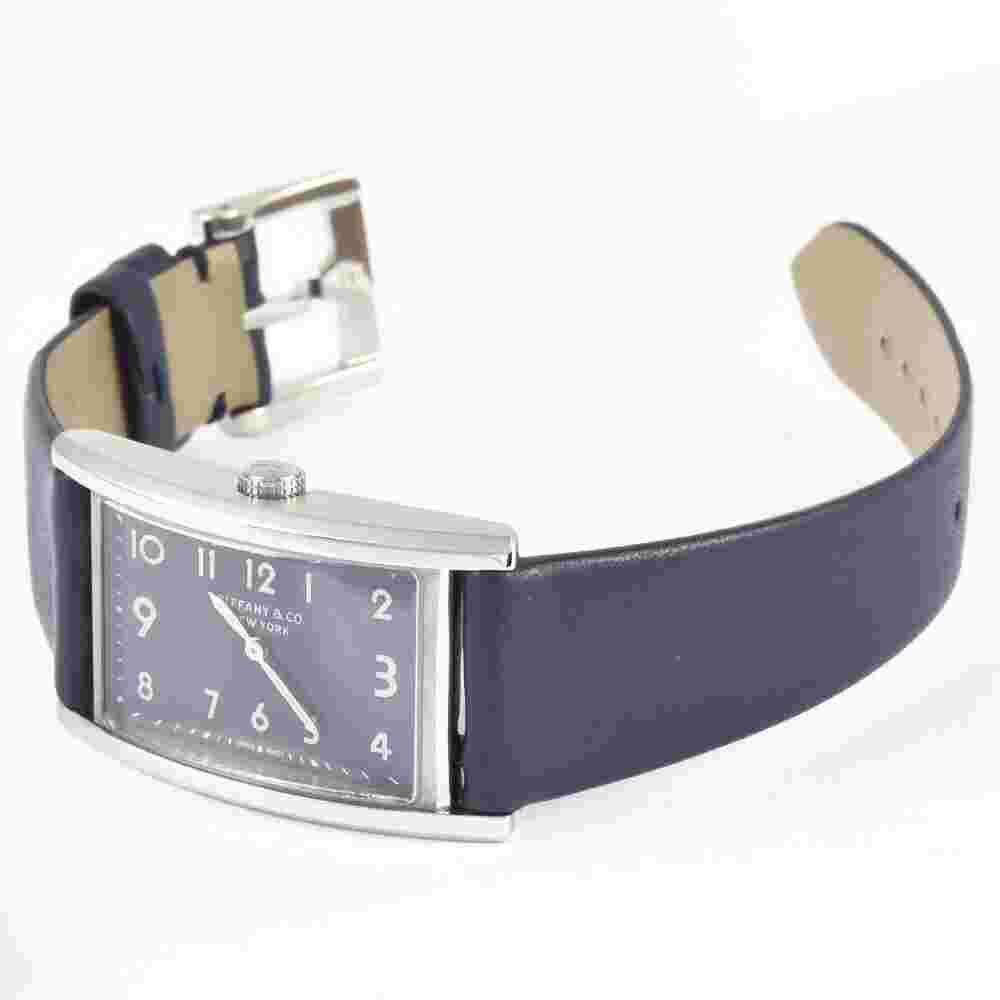 TIFFANY&Co. East West Mini 2 Hand Quartz Ladies Watch From Japan G1126