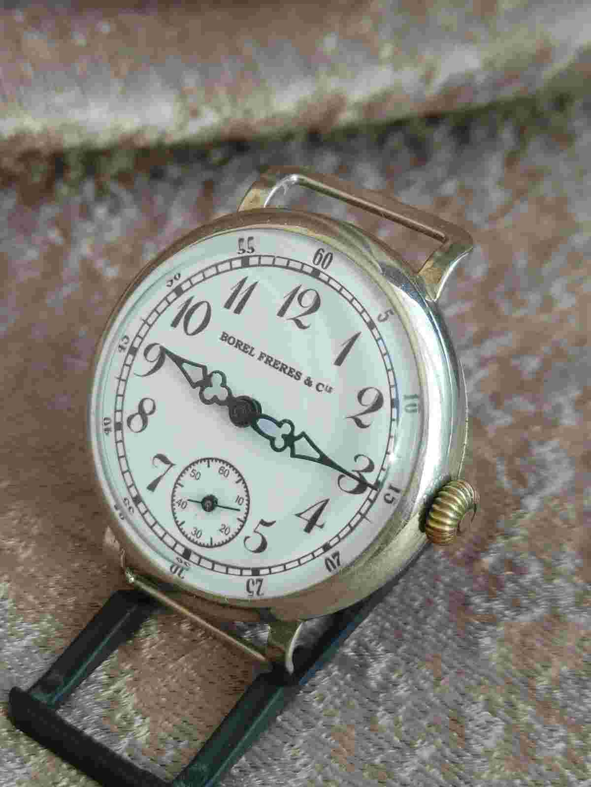 Swiss antique Borel Frères & Cie ( BOREL Fres & Cie ) Old Rare watch 1910's