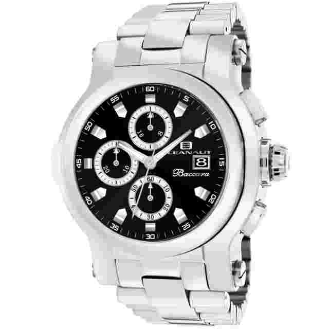 Oceanaut Men's Baccara XL Watch Quartz Mineral Crystal OC0821