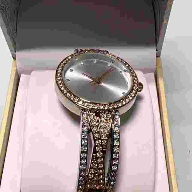 CHARTER CLUB Women's Watch Silver Tone Bracelet NEW