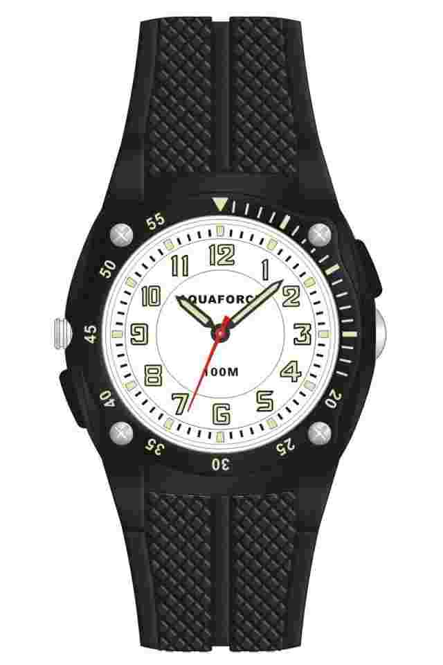AQUAFORCE ANALOG QUARTZ WATCH 50M Water Resistant 24hr time