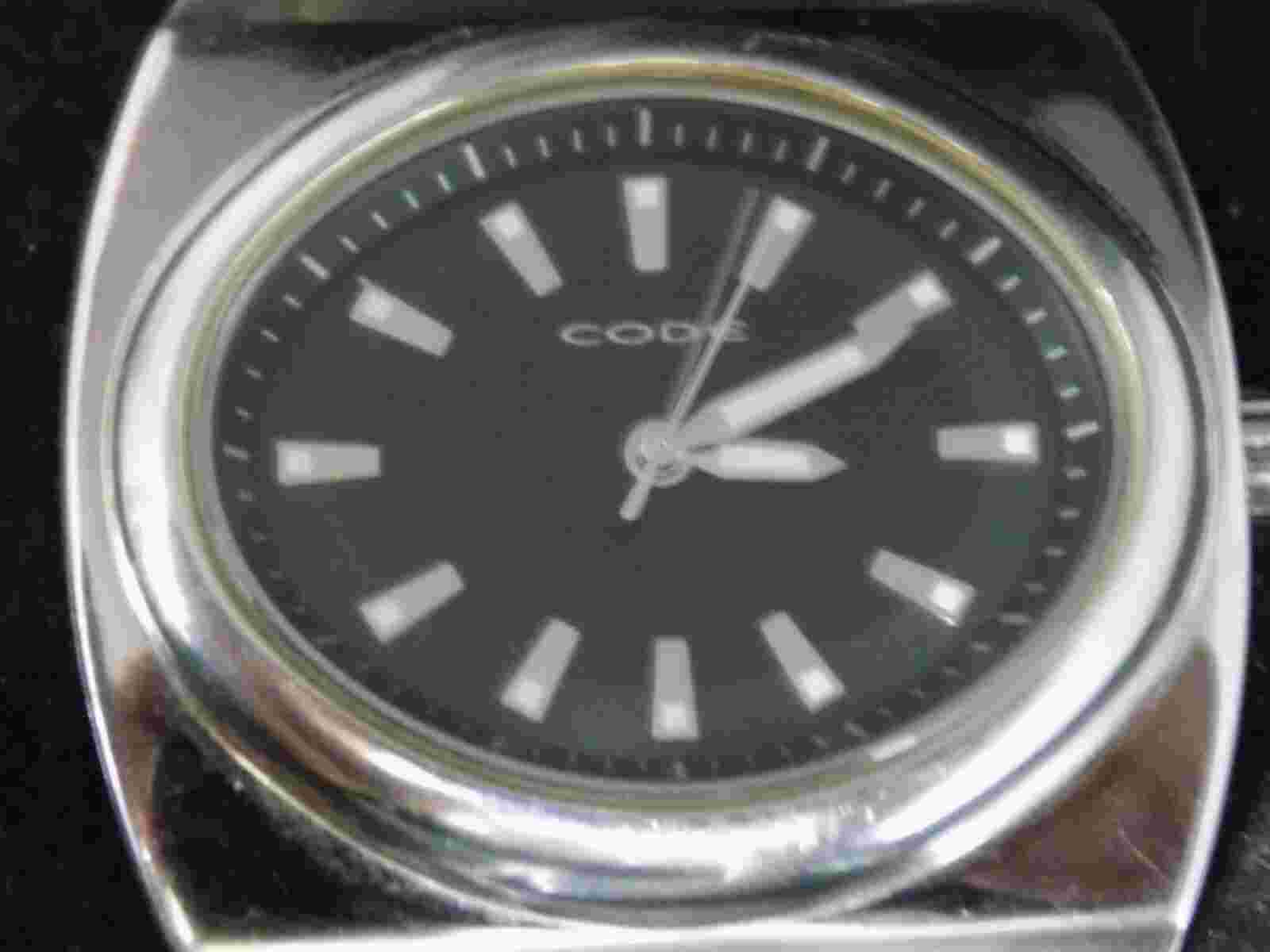 Code Wrist watch leather band CD2000 30m water resistant