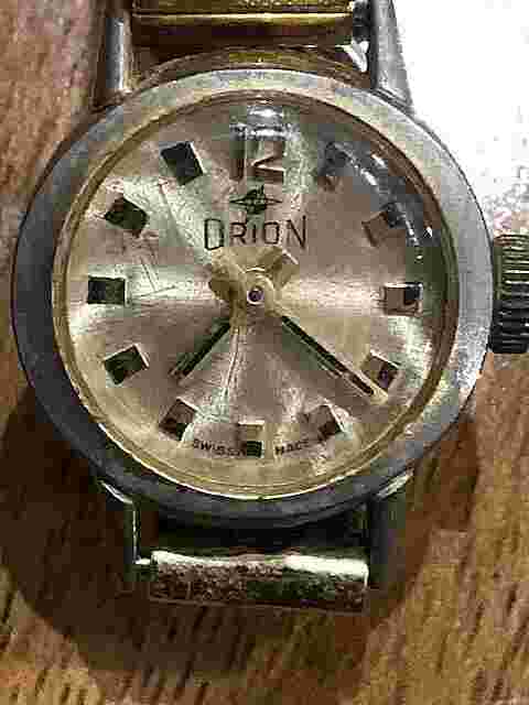Vintage Rare Swiss Made Orion Mechanical Ladies Expandable Bracelet Watch - 20mm