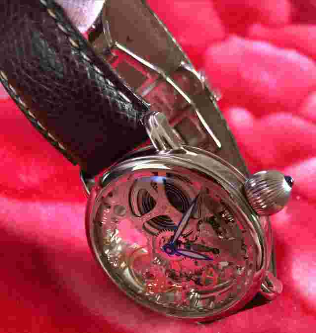 Krieger K7007 Skeleton Limited Edition 666 / 2000 Hand Wind Watch Original Owner