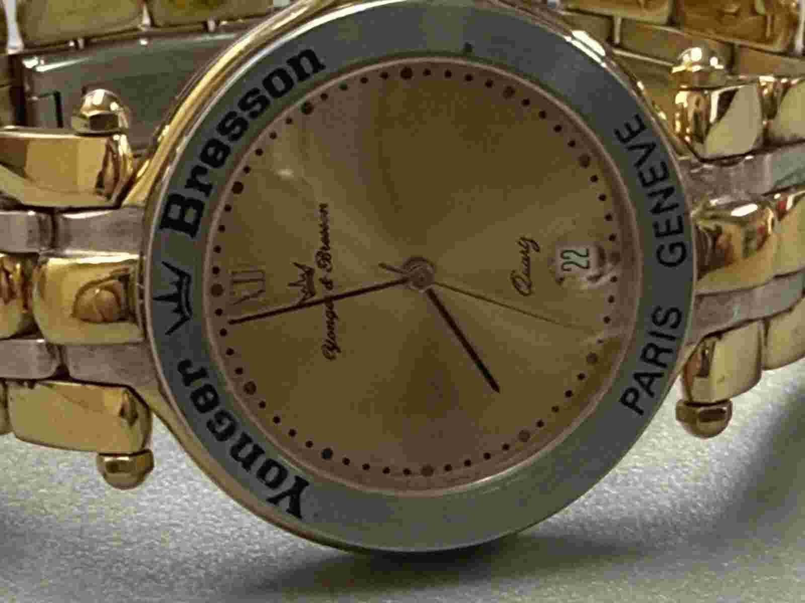 Men’s Yonger & Bresson Watch Quartz Paris Geneve