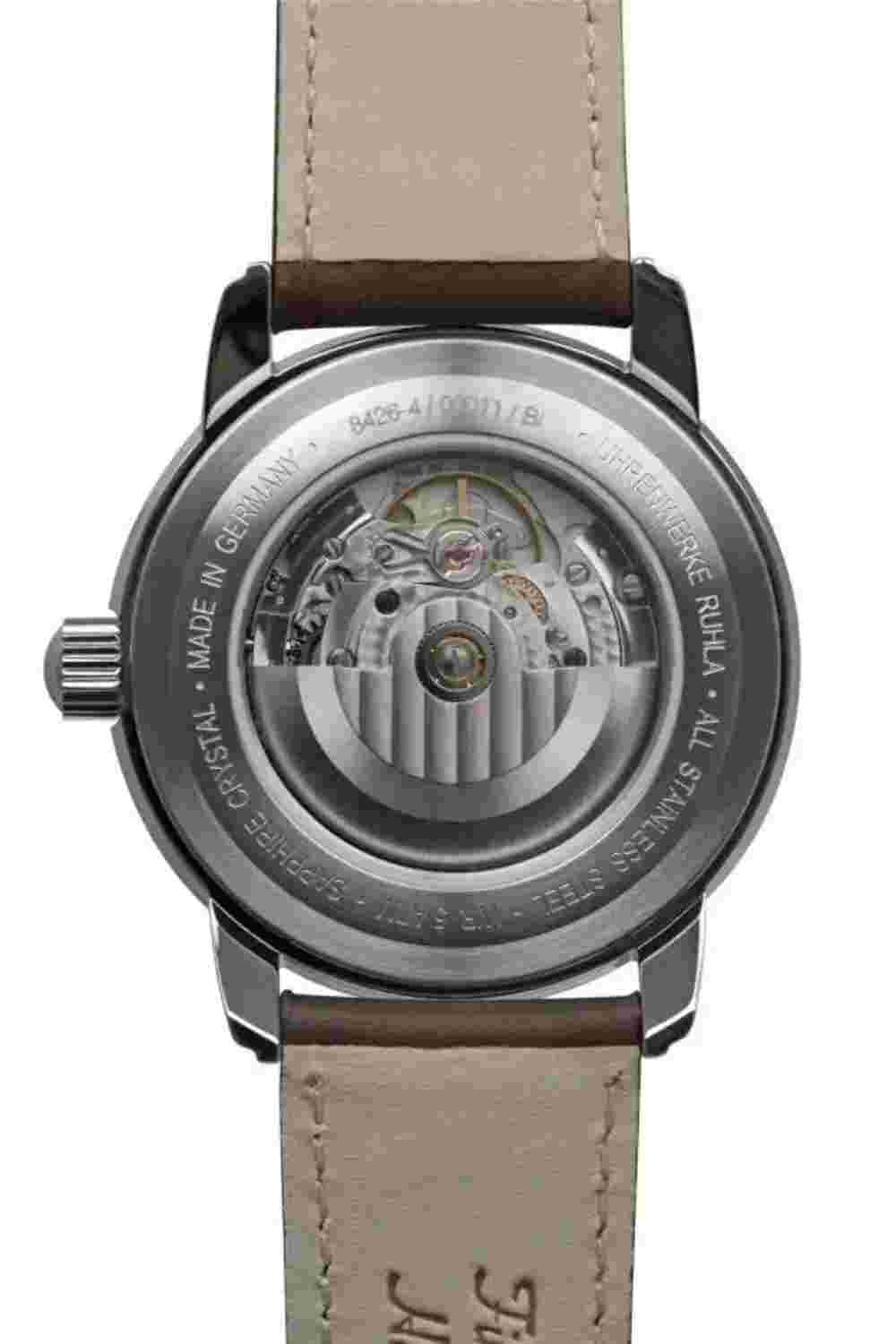 Zeppelin Atlantic Regulator Automatic 8426-4 Men's Watch - Green Dial, Brown Lea
